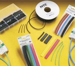 NTE Electronics 47-20548-W Heat Shrink 1/4" Dia Thin Wall White 48" Length 2:1 