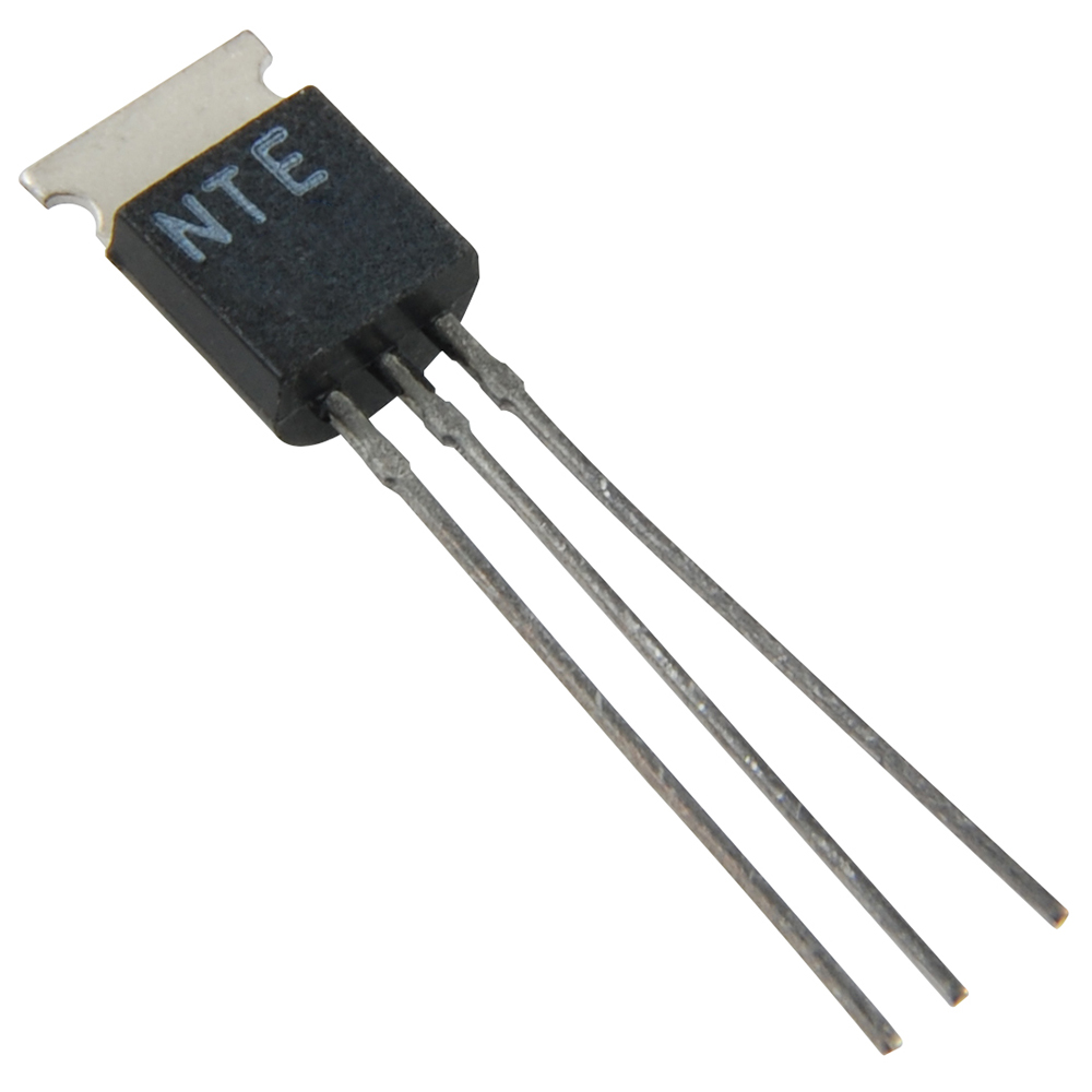 27V Collector-Base Voltage 5 Amp Continuous Collector Current NTE Electronics NTE12 PNP Silicon Complementary Transistor for High Current Amplifier TO-92 Case 