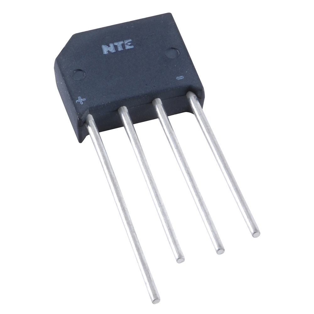 8 Amps Average Rectified Output Current Single Phase Full Wave NTE Electronics NTE5300 Silicon Bridge Rectifier 200V Peak Repetitive Reverse Voltage