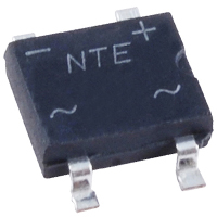 8 Amps Average Rectified Output Current Single Phase Full Wave NTE Electronics NTE5300 Silicon Bridge Rectifier 200V Peak Repetitive Reverse Voltage
