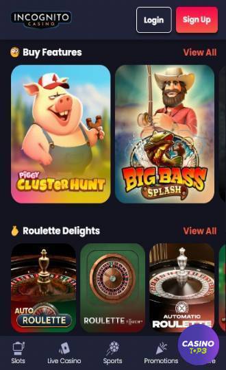 incognito casino review